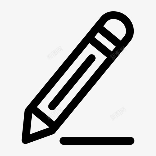 铅笔学校写字svg_新图网 https://ixintu.com 铅笔 学校 写字