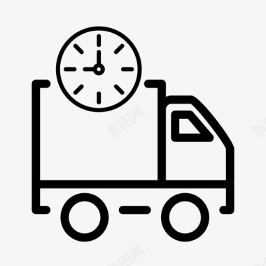 交货时间交货期交货计划图标