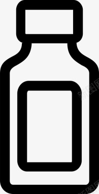 瓶子玻璃杯液体图标