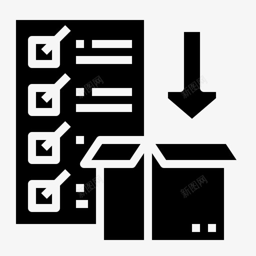 包装检查清单svg_新图网 https://ixintu.com 包装 物流 检查 清单 包装物