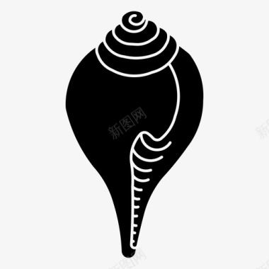 海螺皇后海螺壳海图标