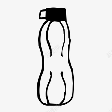瓶子饮料瓶玻璃杯图标