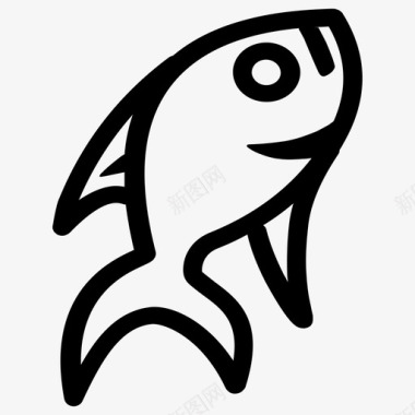 鱼水族馆厨师图标