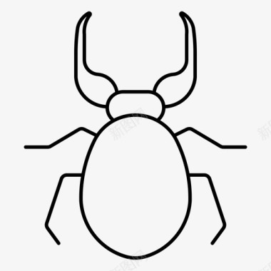 水虫昆虫水蚤图标
