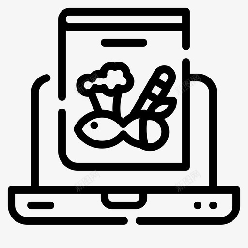 食品计算机健康svg_新图网 https://ixintu.com 食品 技术 计算机 健康知识