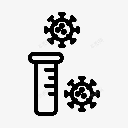 血液病毒冠状病毒covid19svg_新图网 https://ixintu.com 病毒 血液 血液病 冠状 感染 流行 流行病 传播