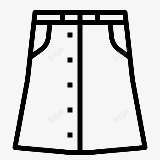 裙子布时装svg_新图网 https://ixintu.com 裙子 布时装 时装 服装