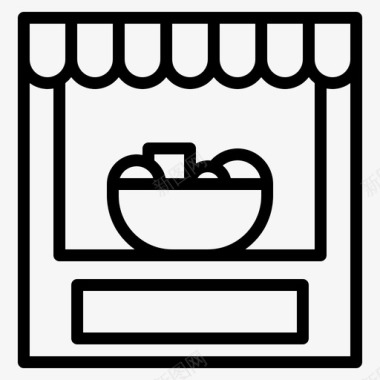 食品销售社区食品爱好者图标