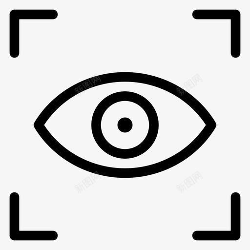 虹膜扫描眼睛gradak改造界面svg_新图网 https://ixintu.com 虹膜 扫描 眼睛 改造 界面