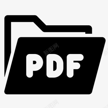 pdf文件夹文档扩展名图标