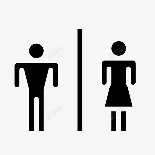 卫生间浴室男卫生间svg_新图网 https://ixintu.com 卫生间 浴室 家庭 办公室