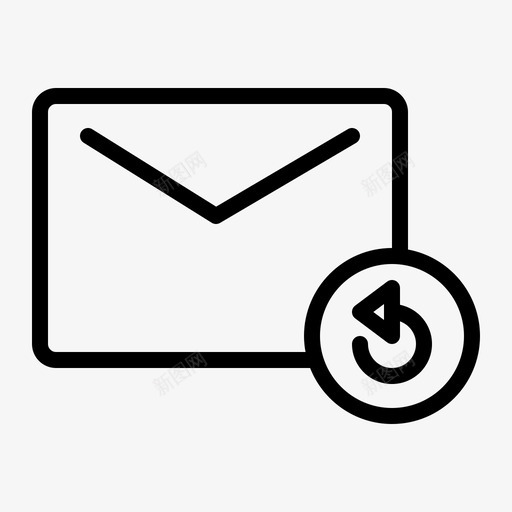 重发通信电子邮件svg_新图网 https://ixintu.com 重发 通信 电子邮件 多媒体 通知 用户界面 消息 大纲