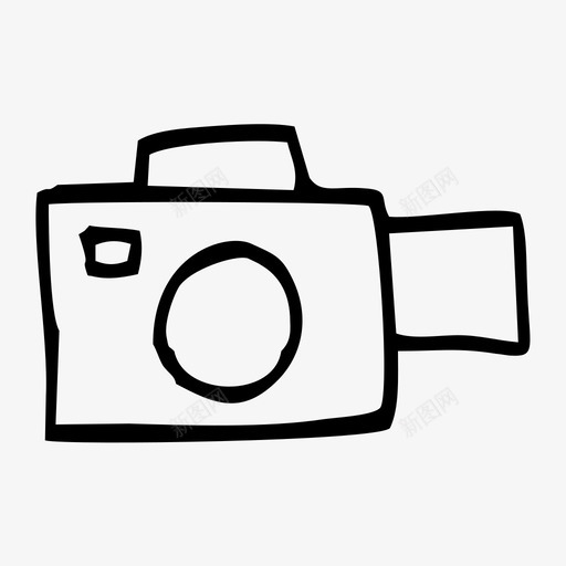 相机galery照片svg_新图网 https://ixintu.com 相机 照片 摄影图片 手绘 技术 技术图 图标