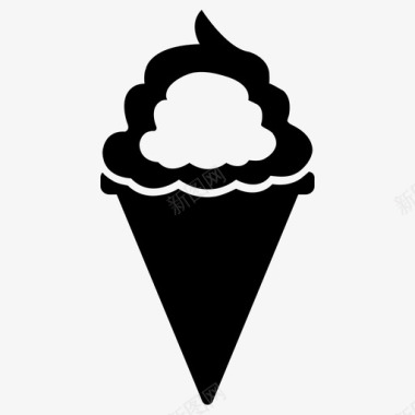 冰淇淋筒甜点餐厅套餐1图标