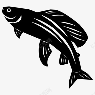 北极灰鱼厨师鱼图标