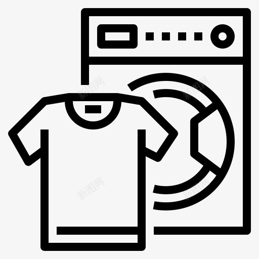 洗衣房衣服机器svg_新图网 https://ixintu.com 洗衣房 衣服 机器 预算 费用 概要