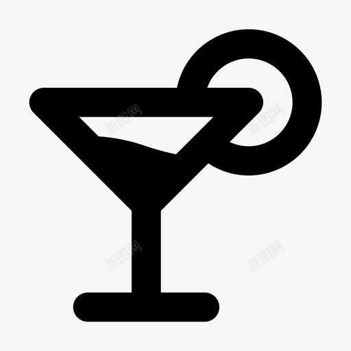 葡萄酒鸡尾酒饮料svg_新图网 https://ixintu.com 葡萄酒 鸡尾酒 饮料 玻璃杯