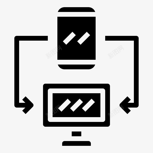 连接器电气电子svg_新图网 https://ixintu.com 电气 连接器 电子 电视 符号