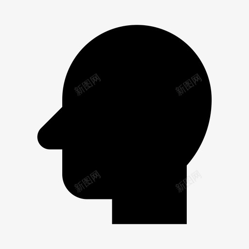 头部人类人物svg_新图网 https://ixintu.com 头部 人类 人物 侧面 雕文