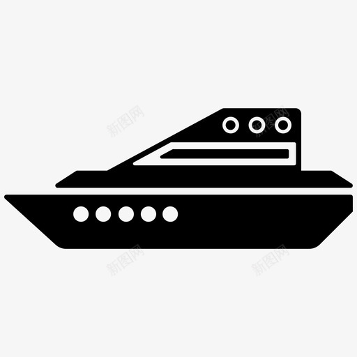 船游轮轮船svg_新图网 https://ixintu.com 游轮 轮船 旅行 度假 车辆 交通工具