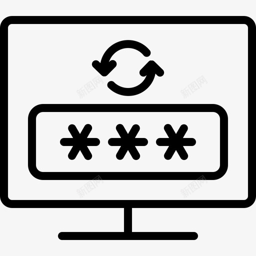 更改密码计算机忘记密码svg_新图网 https://ixintu.com 密码 更改 计算机 忘记 登录 安全 技术 概述 部分