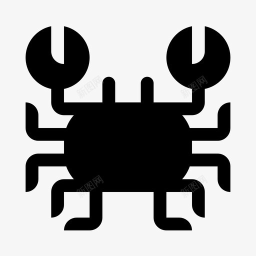 螃蟹爪子甲壳类动物svg_新图网 https://ixintu.com 螃蟹 爪子 甲壳类 动物 捕鱼 海鲜 雕文