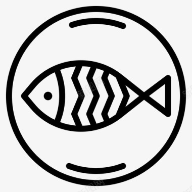 采购产品鱼鱼盘子食品图标