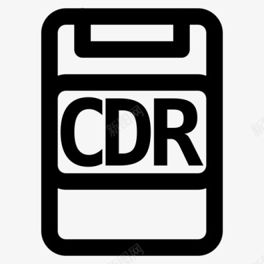 cdr格式数据扩展名图标