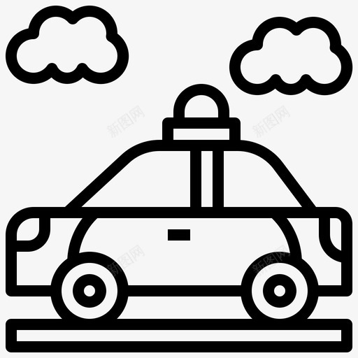 警车汽车急救车svg_新图网 https://ixintu.com 警车 汽车 急救车 保安 交通 执法