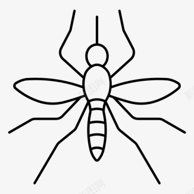 蚊虫疾病昆虫图标
