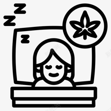 失眠健康医疗图标