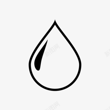 水滴油雨图标