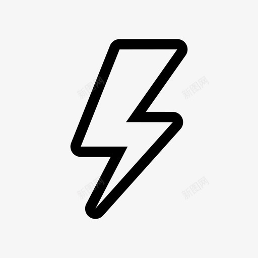 闪电能量雷暴svg_新图网 https://ixintu.com 闪电 能量 雷暴 电压