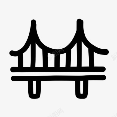 桥梁建筑工程图标