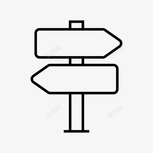 指南方向道路svg_新图网 https://ixintu.com 道路 书房 指南 方向 图标