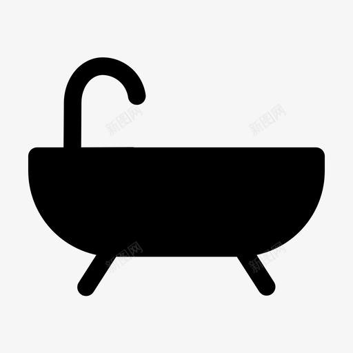 浴室浴缸休息室svg_新图网 https://ixintu.com 浴室 浴缸 休息室 淋浴