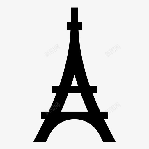 埃菲尔铁塔法国巴黎svg_新图网 https://ixintu.com 埃菲尔铁塔 法国 法国法 巴黎 旅游 建筑