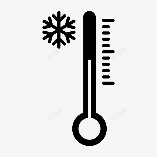 温度计冷低svg_新图网 https://ixintu.com 温度计 冷冷 低温 温度 冬天 天气