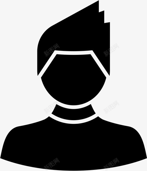 坏头像匿名配置文件svg_新图网 https://ixintu.com 头像 匿名 配置文件 用户
