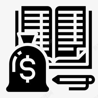 预算和费用帐户货币图标