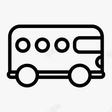巴士学校交通图标