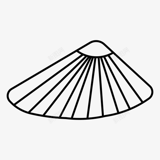 帽贝动物海滩svg_新图网 https://ixintu.com 帽贝 动物海 滩海 贝壳