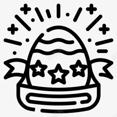 复活节快乐文化彩蛋图标