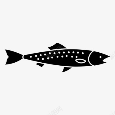 鳟鱼动物鱼图标