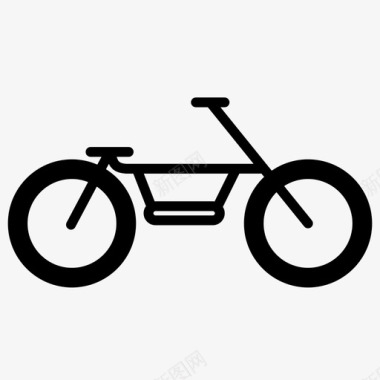 自行车活动交通工具图标