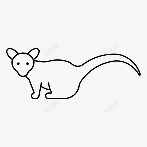 负鼠动物老鼠svg_新图网 https://ixintu.com 负鼠 动物 老鼠 弗吉尼亚 野生