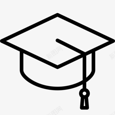 cap教育毕业帽图标