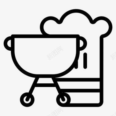 烹饪技巧食物配料图标