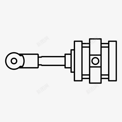 气缸力液压svg_新图网 https://ixintu.com 液压 气缸 压力 工业