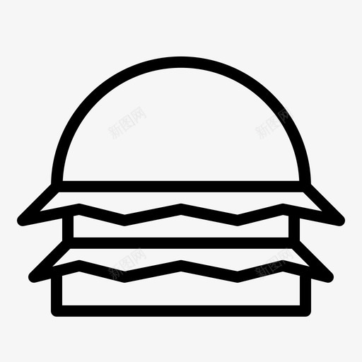 汉堡厨师烹饪svg_新图网 https://ixintu.com 汉堡 厨师 烹饪 厨房 餐厅